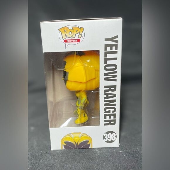 NEW Pop! Movies: Power Rangers - Yellow Ranger FUNKO #398 - Picture 2 of 6